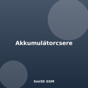 Akkumulátorcsere